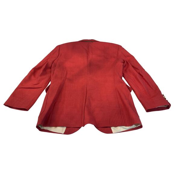 8-15 STANLEY BLACKER Men's Single Breasted Blazer Salmon Size 40R - Picture 2 of 10